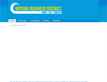 Tablet Screenshot of baysidebusinessdistrict.com.au
